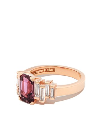 Suzanne Kalan 18kt Rose Gold Sapphire And Diamond Ring - Farfetch