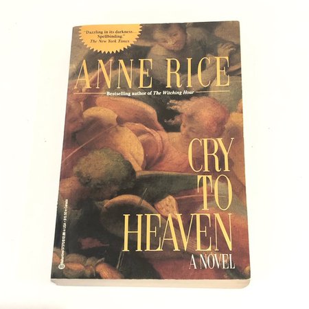 Vintage Accents | Anne Rice Cry To Heaven Book Vintage | Poshmark