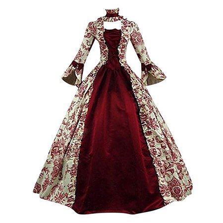 Amazon.com: Dearpriass Women's Rococo Ball Gown Gothic Victorian Dress Costume: Clothing
