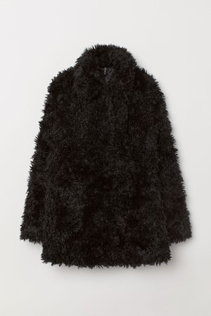 Faux Fur Jacket - Black - Ladies | H&M US