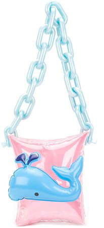 whale inflatable toy chain bag