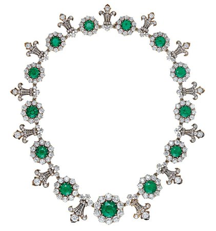 ​An early diamond-and-emerald Tiffany & Co. necklace | Christie's
