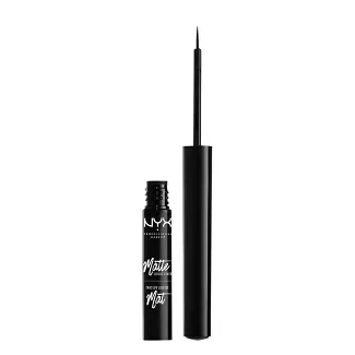 NYX Professional Makeup Matte Liquid Liner Black - 0.06oz : Target