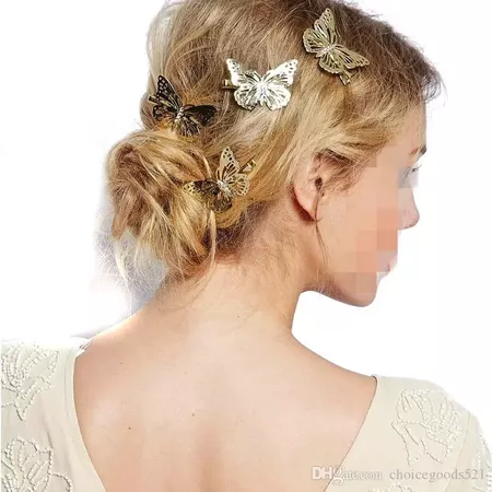 Hair Clippers Women Shiny Gold Butterfly Hairs Clip Headband Hair Hairpin Headpiece Beauty Lady Hair Accessories Headpiece Hairband Jewelry Best Hair Accessories For Toddlers Beaded Hair Accessories From Choicegoods521, $0.51| Dhgate.Com