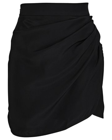 Gauge81 Sendai Satin Mini Wrap Skirt | INTERMIX®