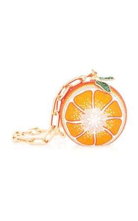 Tangerine Crystal Clutch By Judith Leiber | Moda Operandi