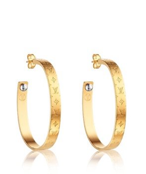 Louis Vuitton monogram earrings