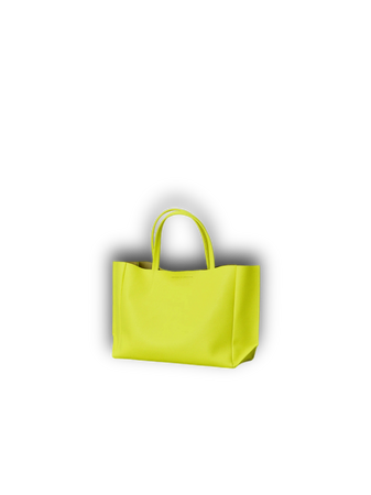 neon yellow tote bag accessories
