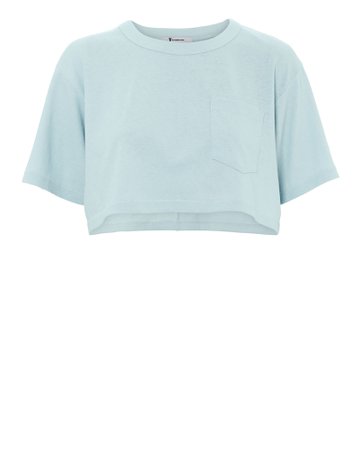 Cropped Blue T-Shirt