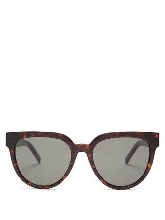 Round-frame acetate sunglasses | Saint Laurent | MATCHESFASHION.COM