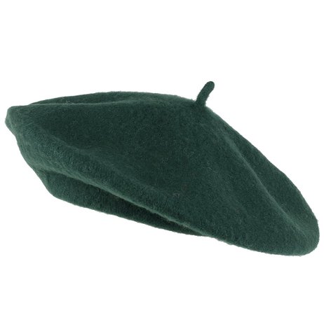 Hunter green beret