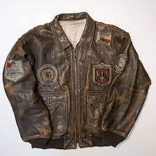 avirex brown leather jacket - Pesquisa Google