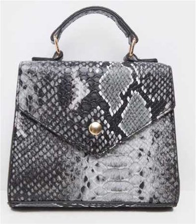 grey purse