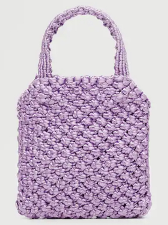 Mango Crochet Knit Bag