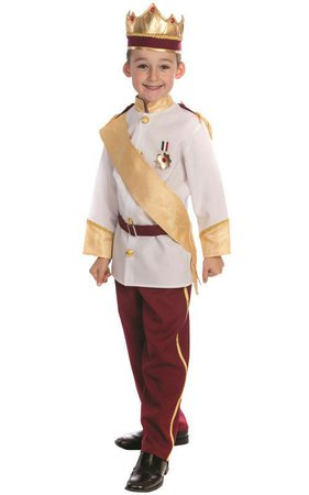 Dress Up America Boy's Royal Prince Charming Child Costume Set Medium 8-10