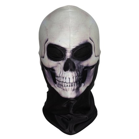 JIUSY 3D Skeleton Mask Scary Skull Balaclava Ghost Skull Cosplay Costume Halloween Party Full Face Mask [1540998958-229474] - $11.21