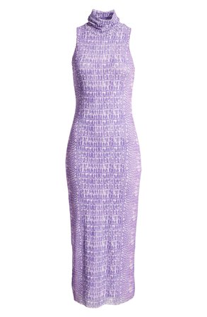 AFRM Poste Turtleneck Body-Con Maxi Dress