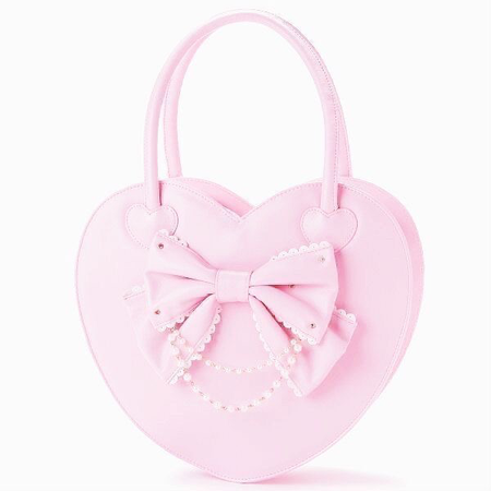 Pink heart purse  🎀･｡ﾟ
