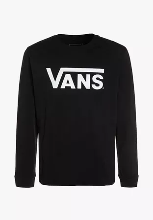 Vans CLASSIC BOYS - T-shirt à manches longues - black/white - ZALANDO.FR