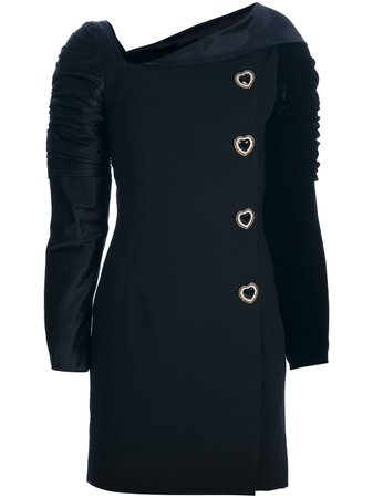 Versace Structured Button Dress