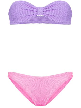 Hunza G Duo Jean Bikini Set - Farfetch