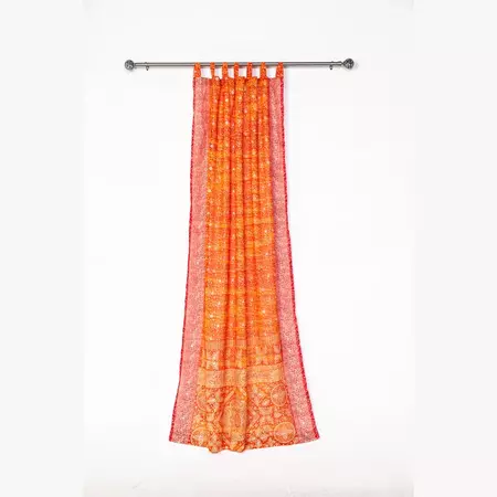 Light-filtering Sari Curtains 84/96l Boho - Etsy