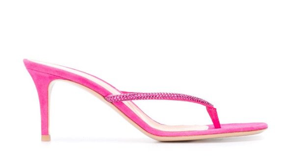 Gianvito Rossi Calypso heeled flip-flops $978