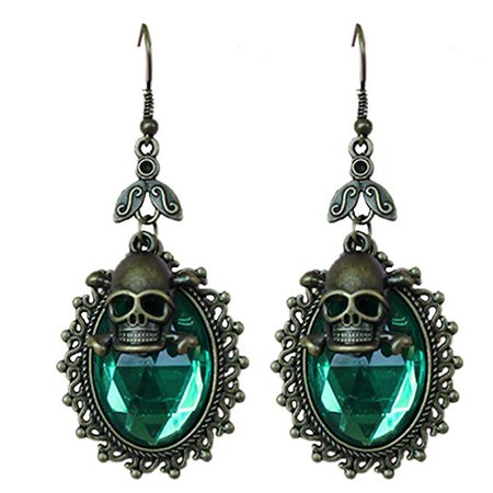 Zoylink Halloween Dangle Earrings Gothic Earrings Skeleton Vintage Drop Earrings: Amazon.ca: Clothing & Accessories