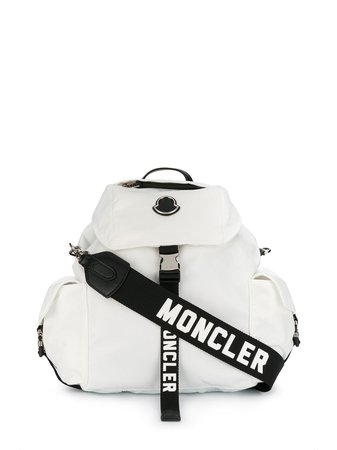 Moncler Logo Strap Backpack - Farfetch