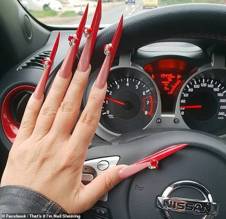 These ugly nails are sending Facebook in hysterics and annoying manicure fans | Daily Mail Online