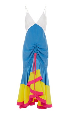Bhada Silk Midi Dress by Prabal Gurung | Moda Operandi