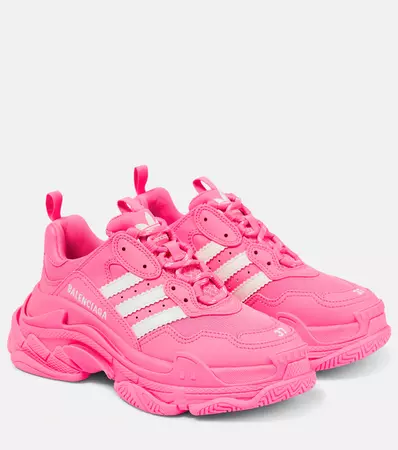 X Adidas Triple S Sneakers in Pink - Balenciaga | Mytheresa