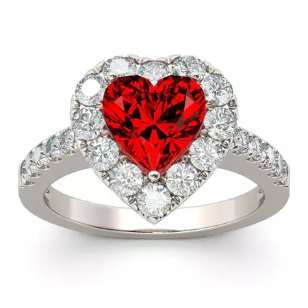 red heart ring