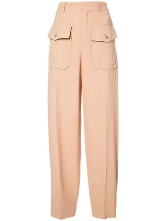 Chloé Pocket Embellished Trousers - Farfetch