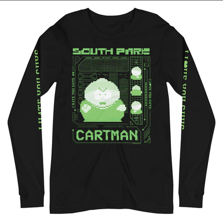 South Park Winter '23 Eric Cartman Pixel LS Shirt