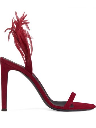 Giuseppe Zanotti Fenice 105 mm sandals red I000047005 - Farfetch