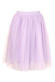 Knee Length Tulle Midi Skirt | boohoo purple