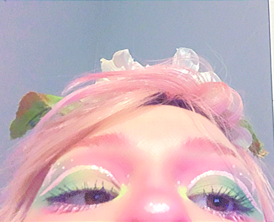ivycutefruit fairycore makeup make up fairy