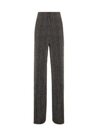 **DP Tall Black Stripe Textured Trousers | Dorothy Perkins