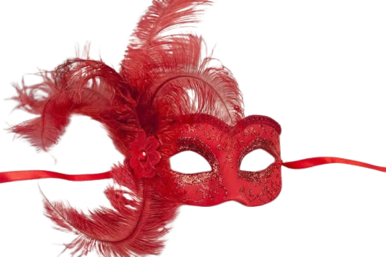 Red Masquerade Mask