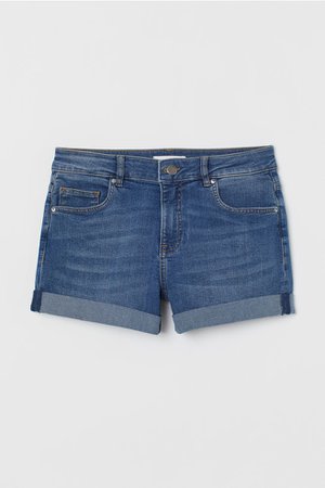 Short denim shorts - Denim blue - Ladies | H&M GB