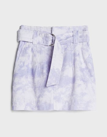 Tie-dye print skirt - New - Bershka United States