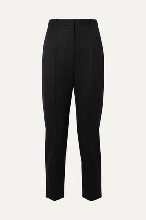 Black Wool straight-leg pants | Alexander McQueen | NET-A-PORTER