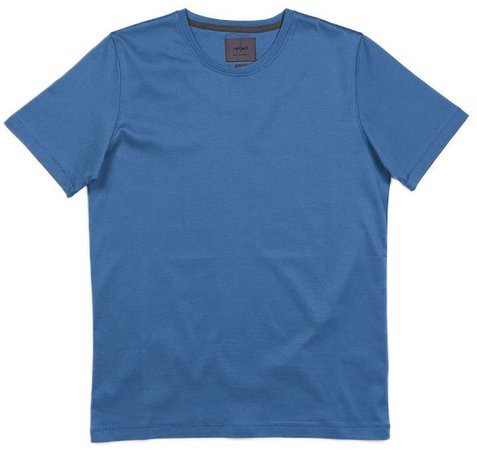 Reflect Studio - Relaxed Fit Organic Tshirt With Short Sleeves Blue