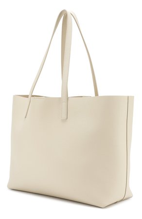 Женская белая сумка-тоут shopping large SAINT LAURENT — купить за 63800 руб. в интернет-магазине ЦУМ, арт. 600281/CSV0J