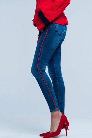 blue-skinny-jeans-with-red-side-stripe.jpg (1000×1500)
