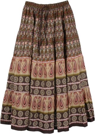 bohemian skirt