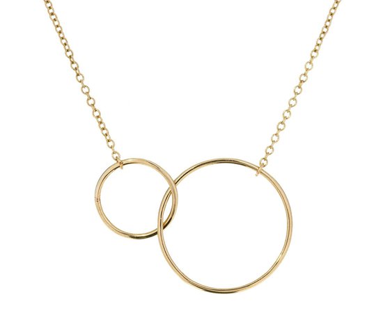 Zoë Chicco - Interlocking Circles Necklace in Designers Zoë Chicco Necklaces at TWISTonline