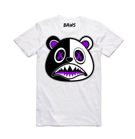Purple/White Baws Scar Shirt