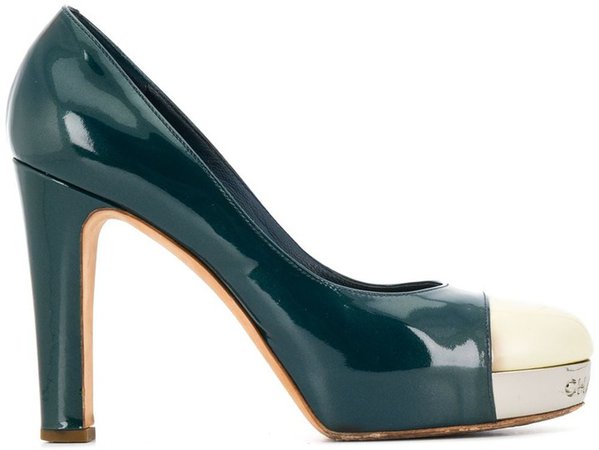 Chanel Pre Owned 2000's Two-Tone Pumps